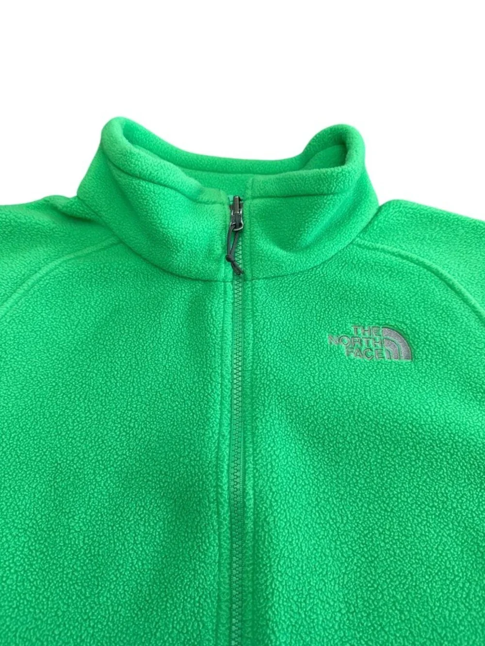 The North Face Jacket Women XL Green Fleece Full Zip Coat - Picture 9 of 14